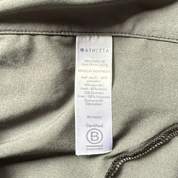 Athleta Black and Gray Athletic Shorts with Modern Camo - Picture 4 of 5